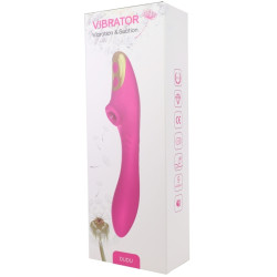 Generique Stimulateur de clitoris et Point G Dudu 20cm Rose